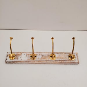 Vintage Coat Rack, Vintage Wardrobe, Eight Wall Hooks, Towel Hooks, Wall Hooks, Boho Coat Rack.