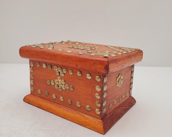 Vintage Wooden Jewelry Box Made by JASCO (henri Birks and