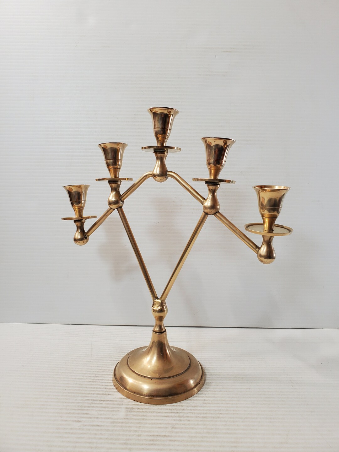 Vintage Candelabra Candle Holders/ 5 Arm Candelabras/ Candelabra
