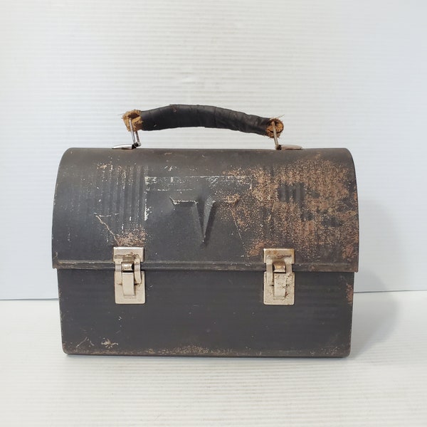 Antique Lunch Pail Etsy