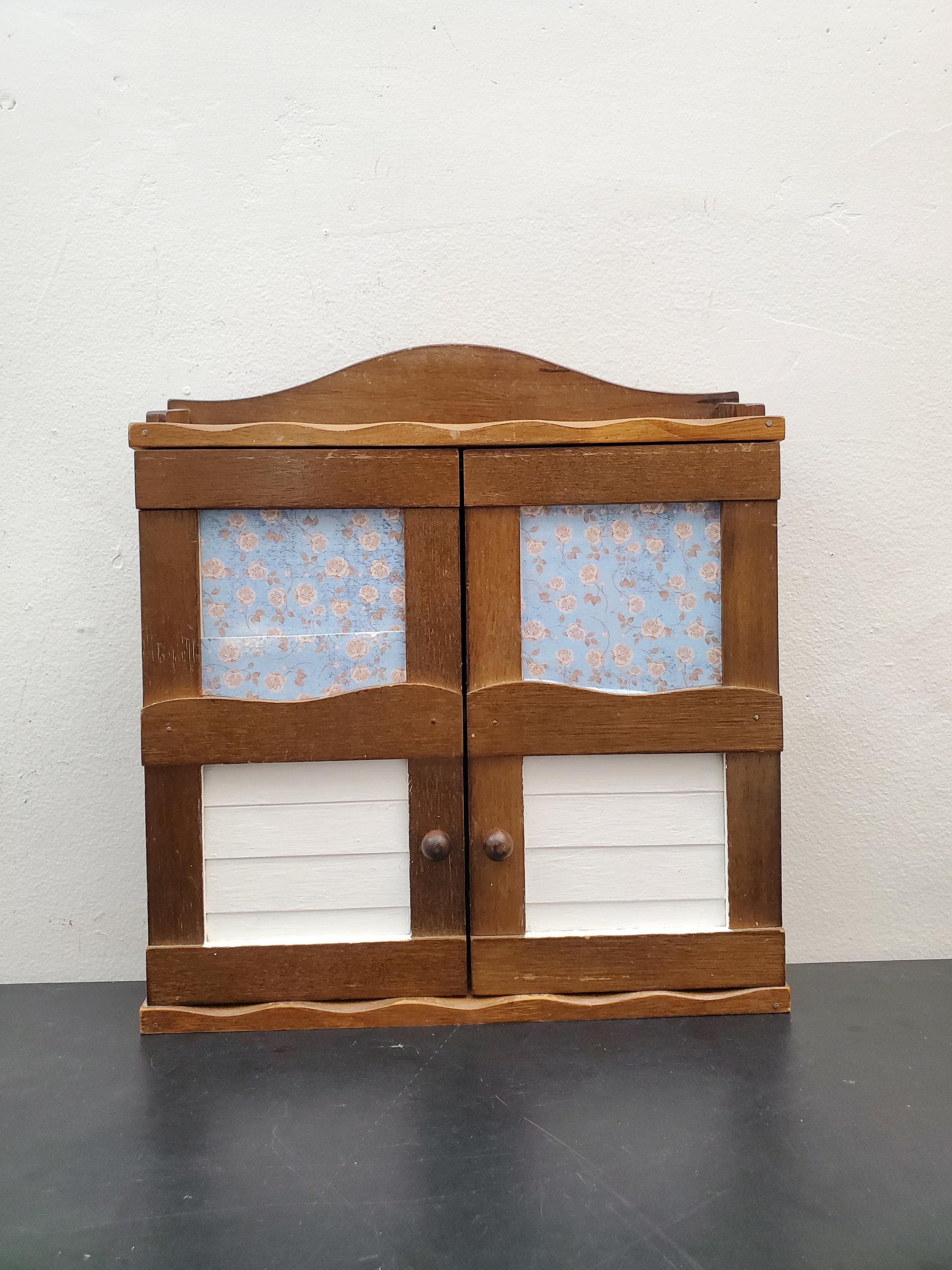 Wooden Spice Rack | Wall Mounted Spice Shelf | Spice Storage | Rustic ...