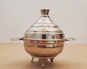 Beurrier ancien Coquillor , années 50 , vintage , moule à beurre