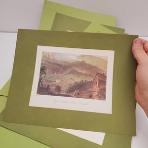 Set of 10 Vintage Canadian Landscape Prints | W.H. Bartlett R. Sands | Montreal - Ottawa & Quebec  Scenes | 19th Century Style