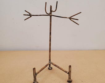 Display Easel Stand, Tripod Metal Base, Decorative Plate Holder, Metal Stand for Display,  Plaque Display Stand for Plates,