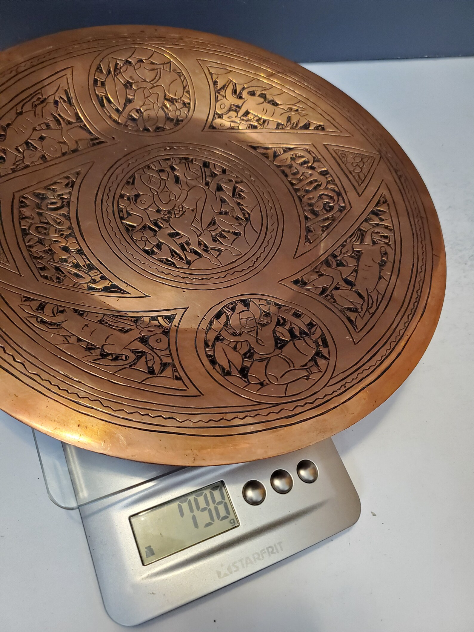 Copper wall plate copper plate vintage copper plate copper Etsy