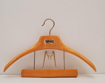 Vintage Birkdale Quality Maple Wood Clothes Hanger - Suit Jacket