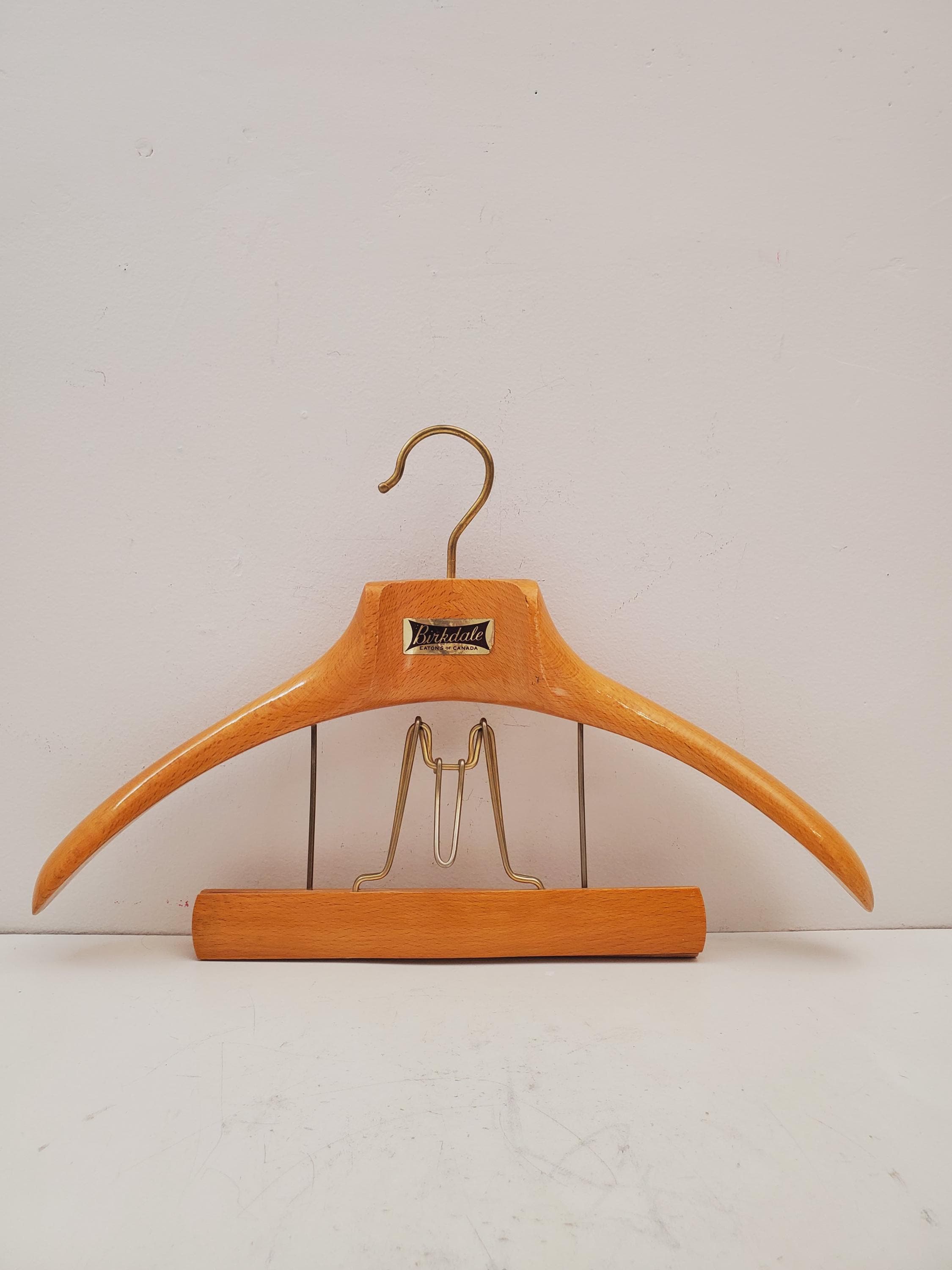 Vintage Birkdale Quality Maple Wood Clothes Hanger - Suit Jacket