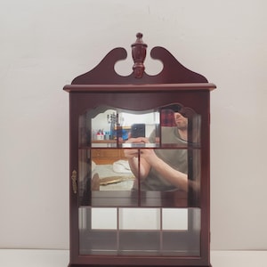 Corner display cabinet with glass doors - Etsy 日本