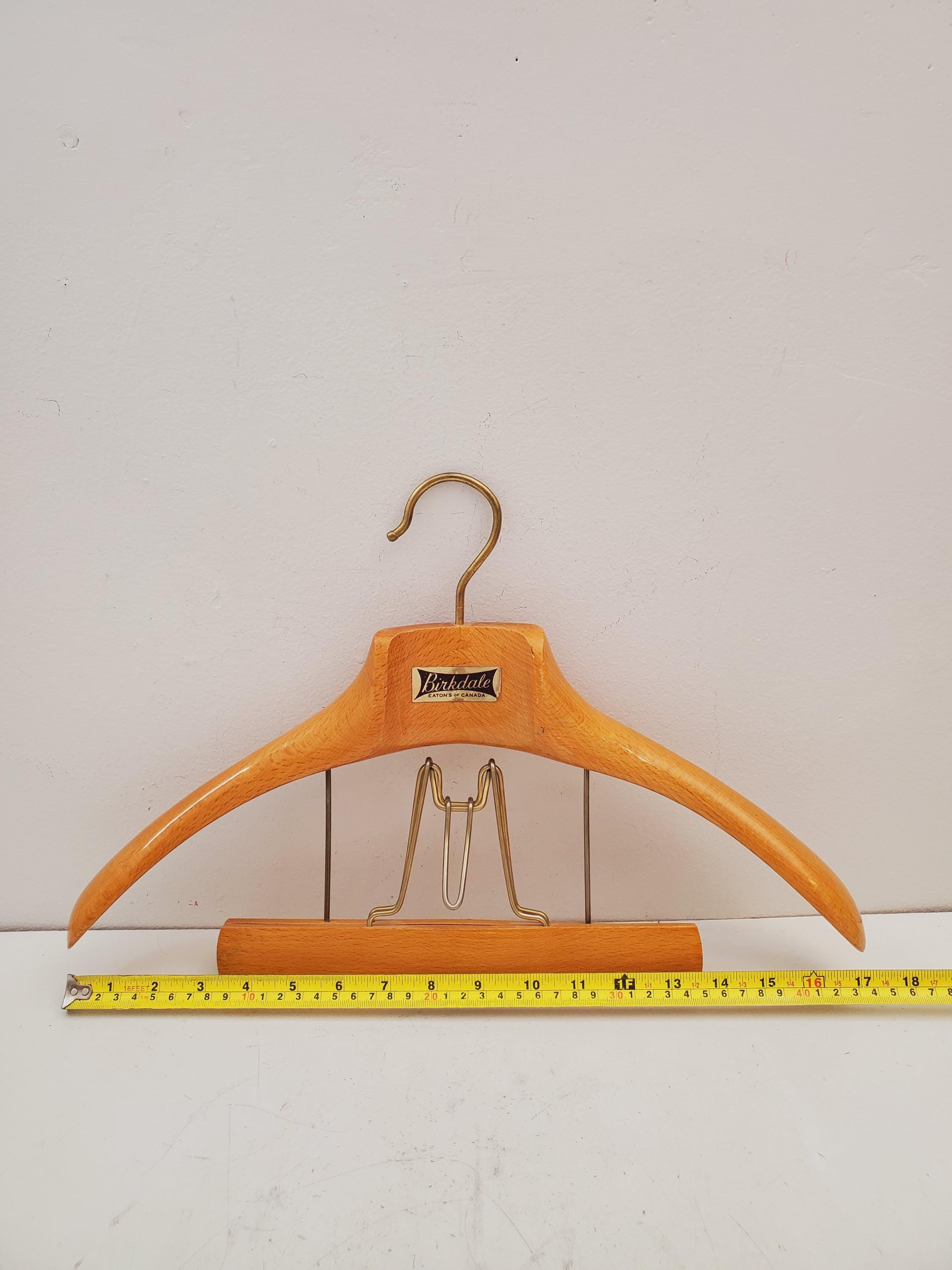 Vintage Birkdale Quality Maple Wood Clothes Hanger - Suit Jacket
