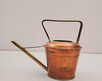 Shanrya Gießkanne Aus Edelstahl & Messing - Retro-Design Mit Langem Auslauf, 1,3 Liter