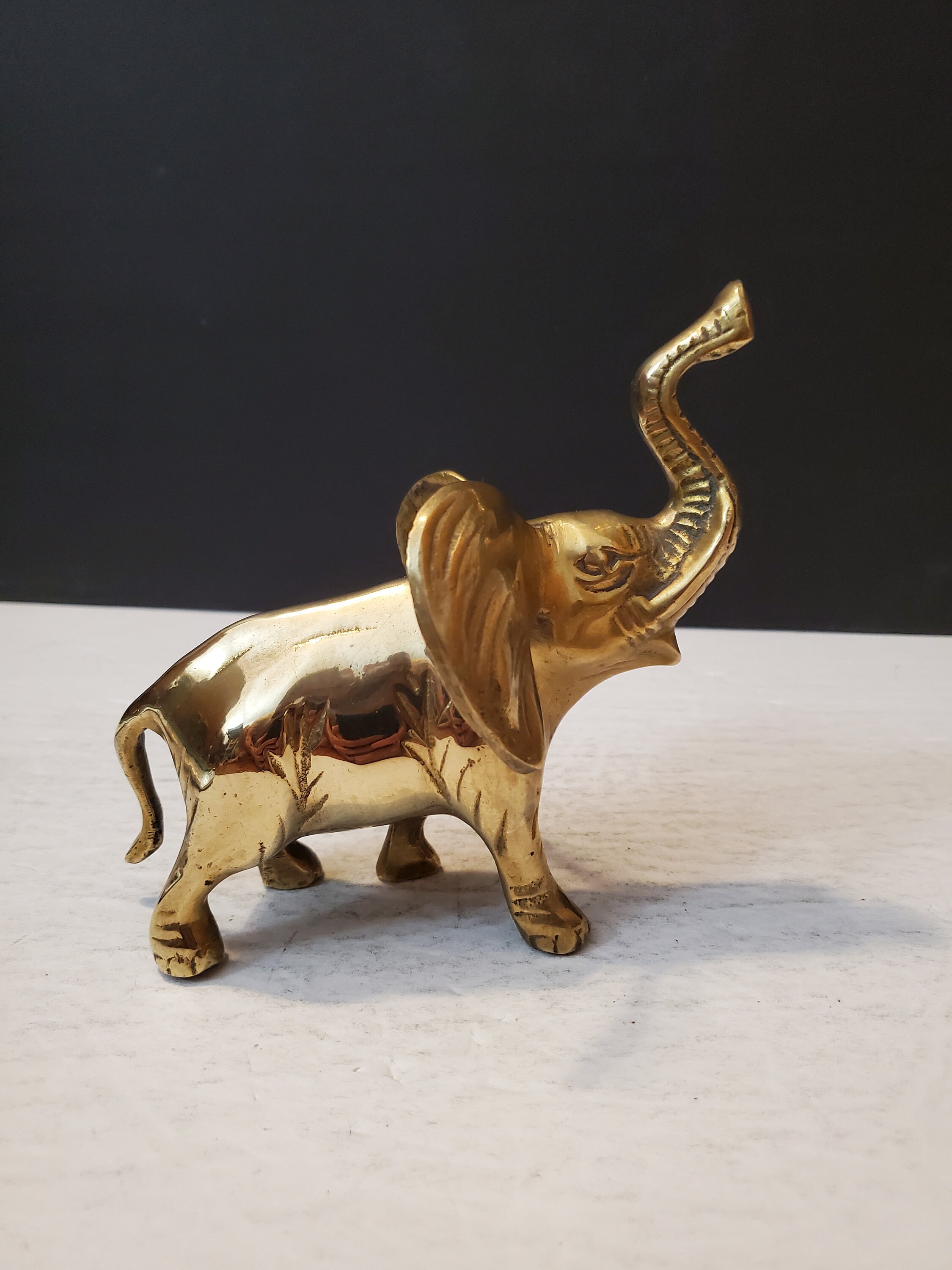 Brass Elephant Made In India Great Shine And Colour Ready For Etsy