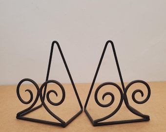 Small Metal Easel Stand or Display Stand Display Stand for Icons - Tabletop Metal Easel for Home Decoration -  table top or wall - set of 2