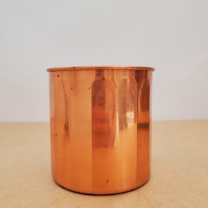 Vintage 1960s Copper Planter, Plant Holder, Succulent Pot, Copper Plant Pot, Coppercraft Guild, Copper Bowl