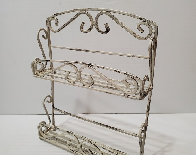 Spice Rack Solid Metal Spice Rack Kitchen Organizer Utensil Hanger