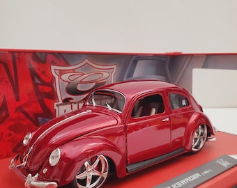 Maisto G-rides Red Chopped VW Bug 1:18 Scale Volkswagen