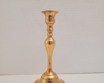 brass candlestick holder - vintage brass - candlestick - vintage home decor - candle - housewarming gift - wedding decor