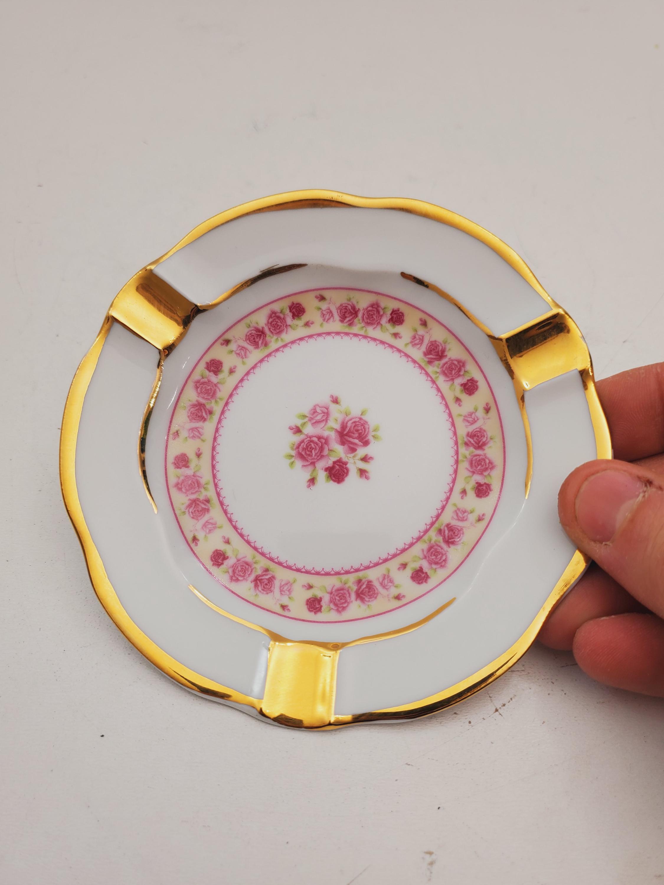 Vintage Limoges Veritable Porcelaine D'art Cobalt Blue 22k Gold