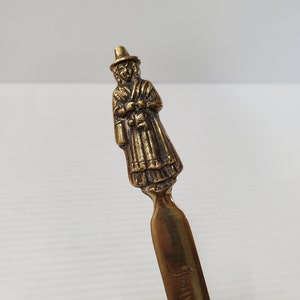 vintage letter opener solid brass Lightweight Envelope Slitter Mail metal Gift for Him Her Office
