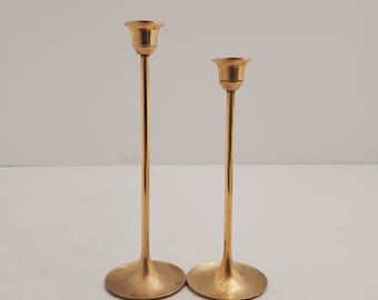 vintage Brass candle stick, brass centerpiece, vintage brass, candlestick, candlestick, Candle Holder, Candelabra,Candle Holders, set of 2