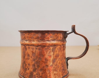 Copper Pot Ancient Italy, Copper Pot First Patina, Antique Copper '900, Copper Pot COLLECTION, Vintage Copper Jug, Copper Collection Italy