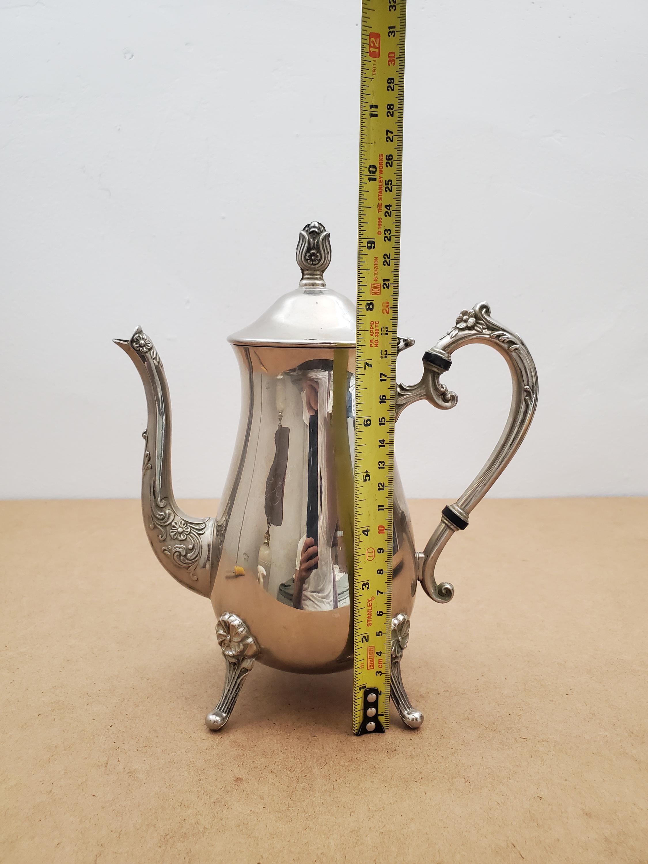 Dessous De Plat Trivette Métal Argenté Forme Théière - Wfin - Occasion