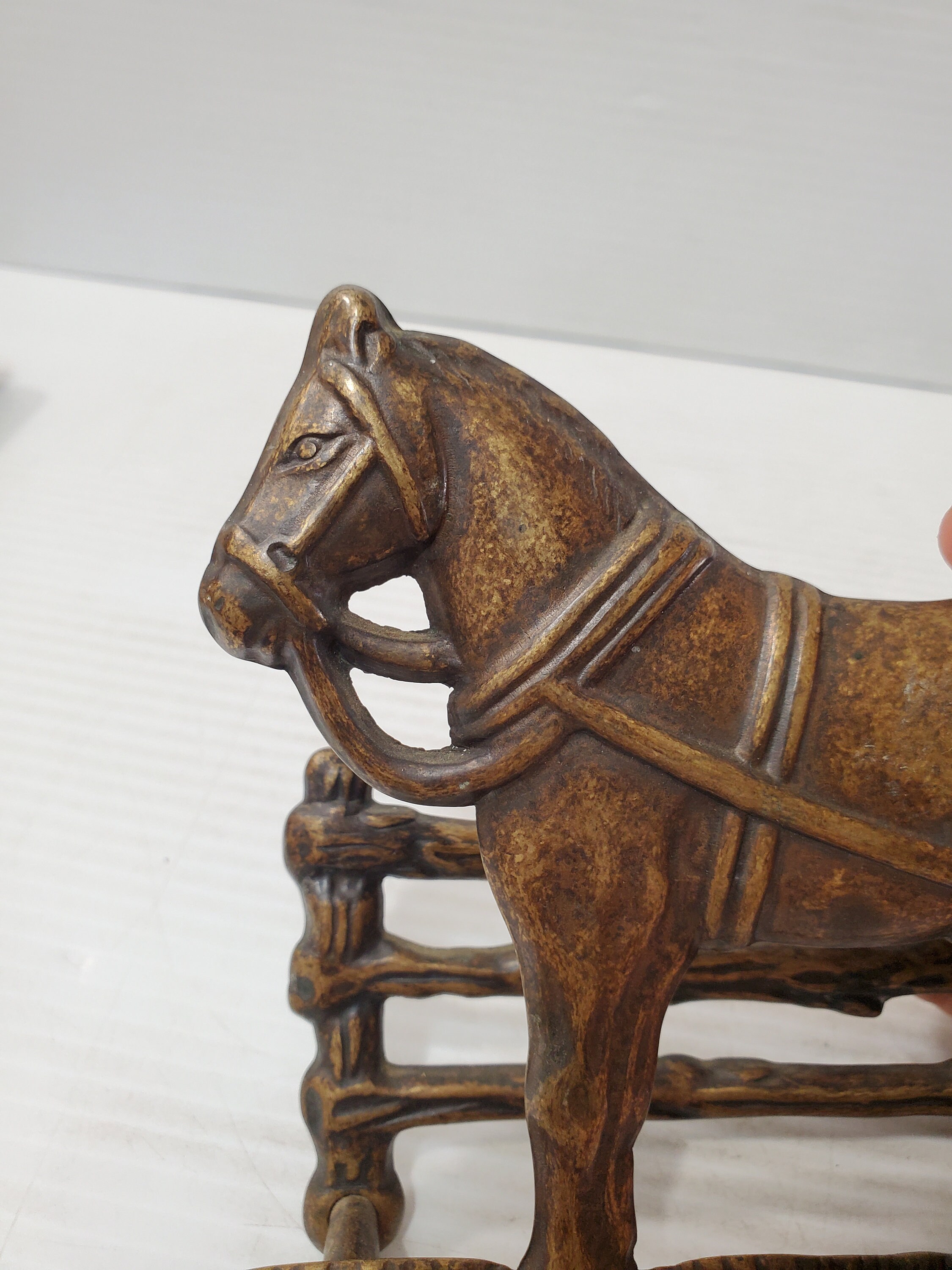 アールヌーボー風ブロンズナプキンスタンド　レターラック　アンティーク アールヌーボー風ブロンズナプキンスタンド レターラック アンティーク