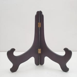 Holz 12-Zoll-Plattenständer, Bilderstaffelei, Tischständer, Fotoständer, Plaque-Display, Kreidetafelträger