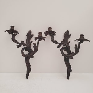 vintage metal Wall Sconce Candle holder metal wall sconces candle sconces decorative candle sconce ornate wall decor