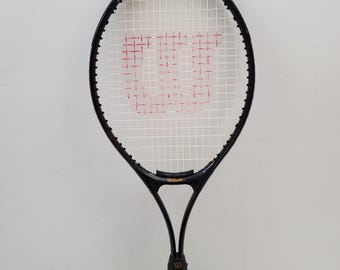 Raquette De Tennis Vintage Prince Classic II En Aluminium - Taille De Grip 4 3/8 - Avec Housse