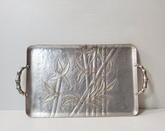 Mr. & Mrs. Etched Metal Tray main image 1