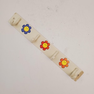 Vintage Coat Rack, Vintage Wardrobe, Four Wall Hooks, Towel Hooks, Wall Hooks, Boho Coat Rack.