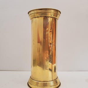 Vintage Brass Umbrella Stand, Umbrella Holder, Vintage Tall