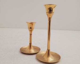 vintage Brass candle stick, brass centerpiece, vintage brass, candlestick, candlestick, Candle Holder, Candelabra,Candle Holders, set of 2