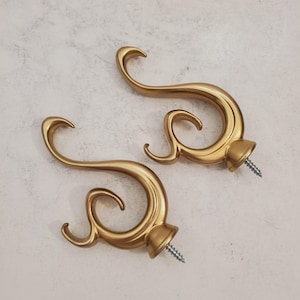 Vintage Gold Haken oder Vorhang Raffhalter Wand Haken Wohnkultur Geschenk Raffhalter Kleiderbügel Goldener Luxus