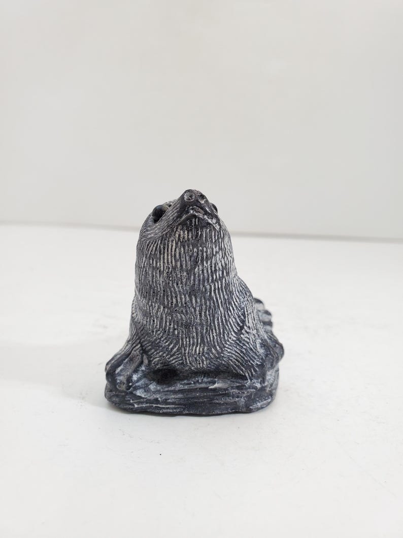 Seal Sculpture -seal Figurine - Wolf Sculptures - Made in Canada ...