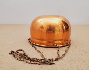 Vintage 1960s brass Planter, Air Plant Holder, Succulent Pot, brass Plant Pot, brass craft Guild, brass Bowl -