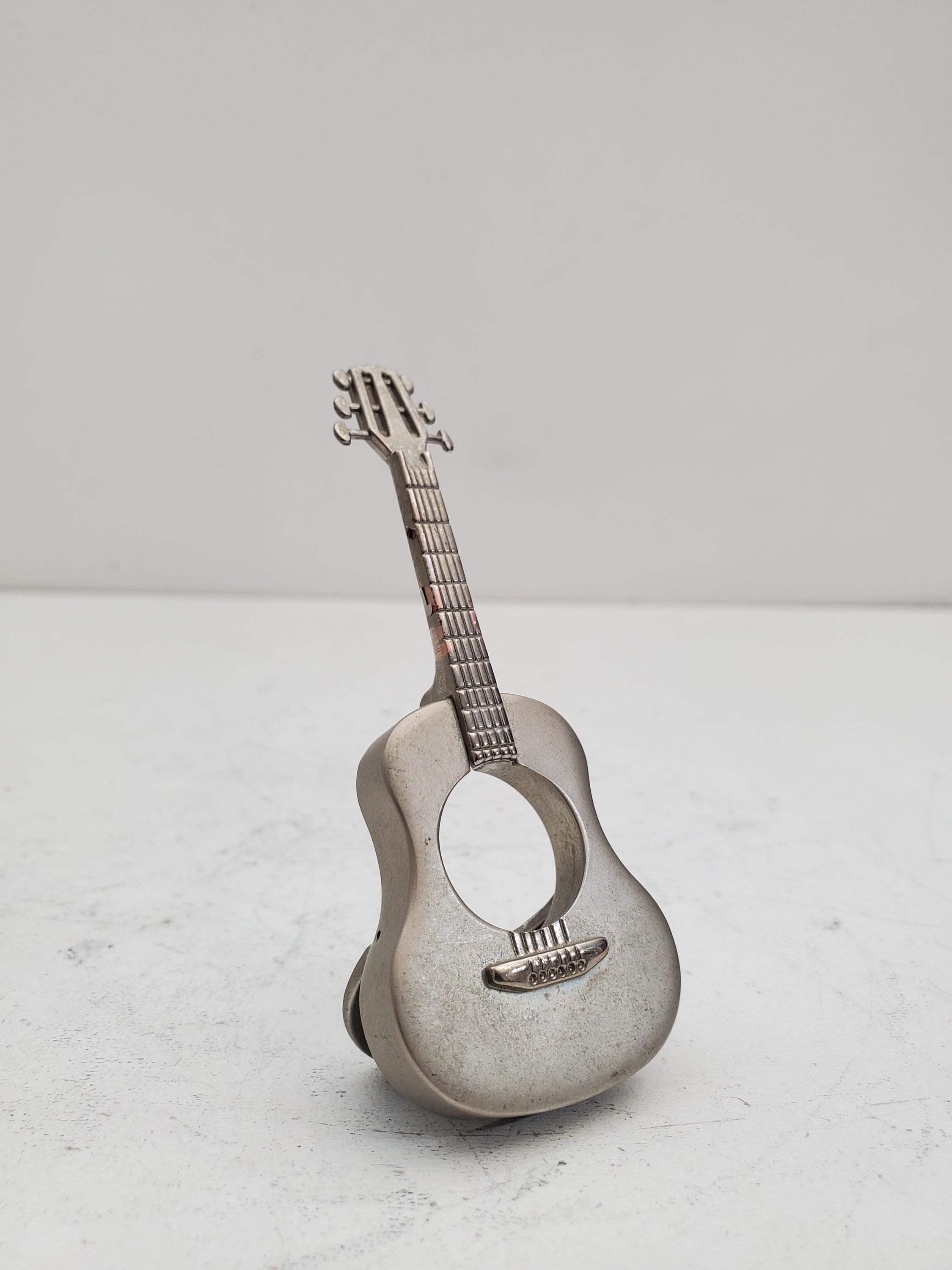 昭和レトロ楽器ミニチュア１５点セット USA FUTURE PRIMITIVE入 Vintage Daniel David Collection Mini Guitar Desk Vintage - Silver