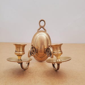 vintage Brass Wall Sconce Candle holder brass wall sconces candle sconces decorative candle sconce ornate wall decor