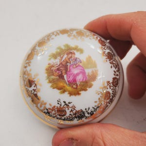 Limoges France リモージュ フランス 宝石箱 小物 ケース フランス リモージュ Limoges 小物入れ5点(CASTEL、金彩)(R