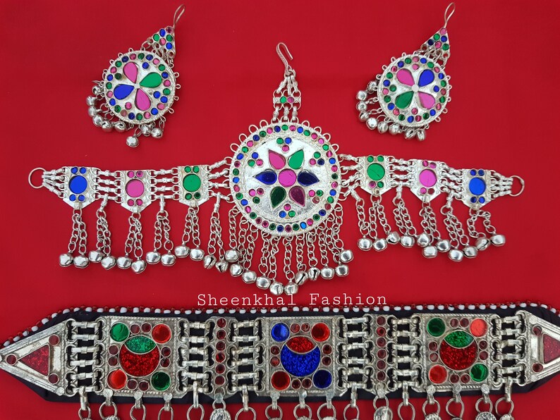 Hand Made Traditional Afghan Jewelry Set Etsy