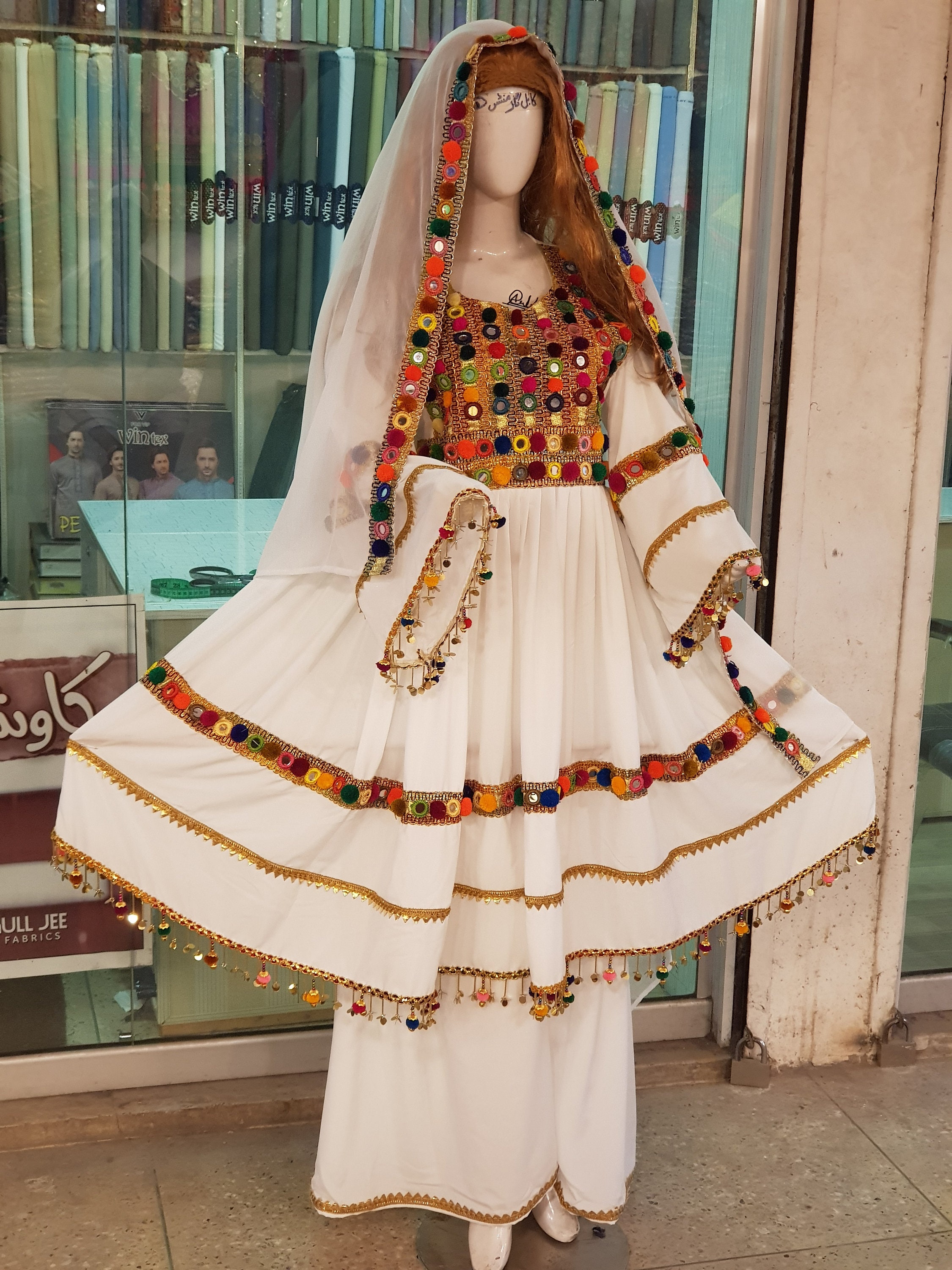 Afghan Dress for Women Handmade Afghani Dress Traditional Etsy