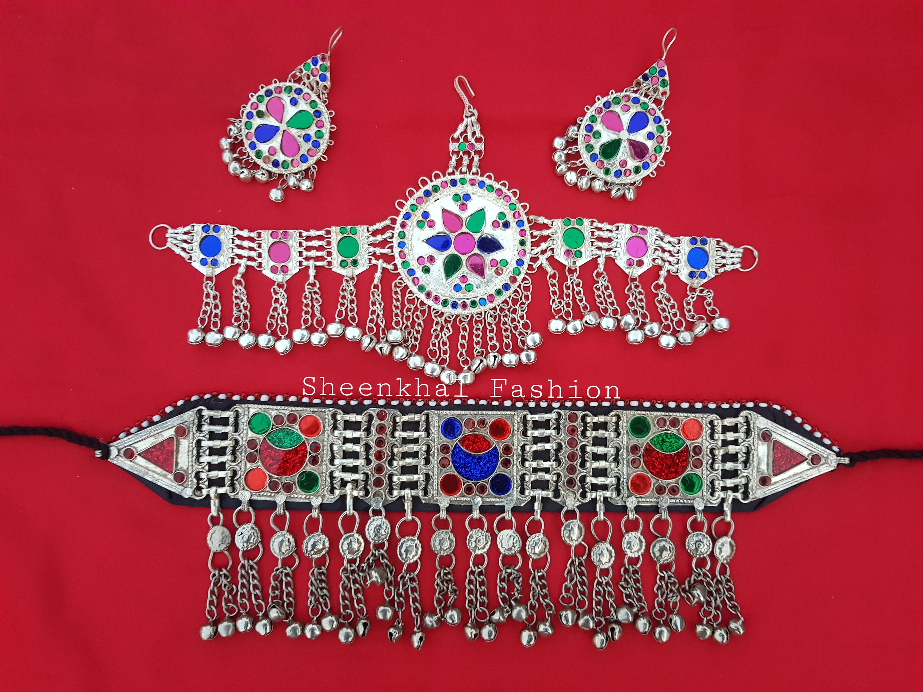 Hand Made Traditional Afghan Jewelry Set Etsy UK