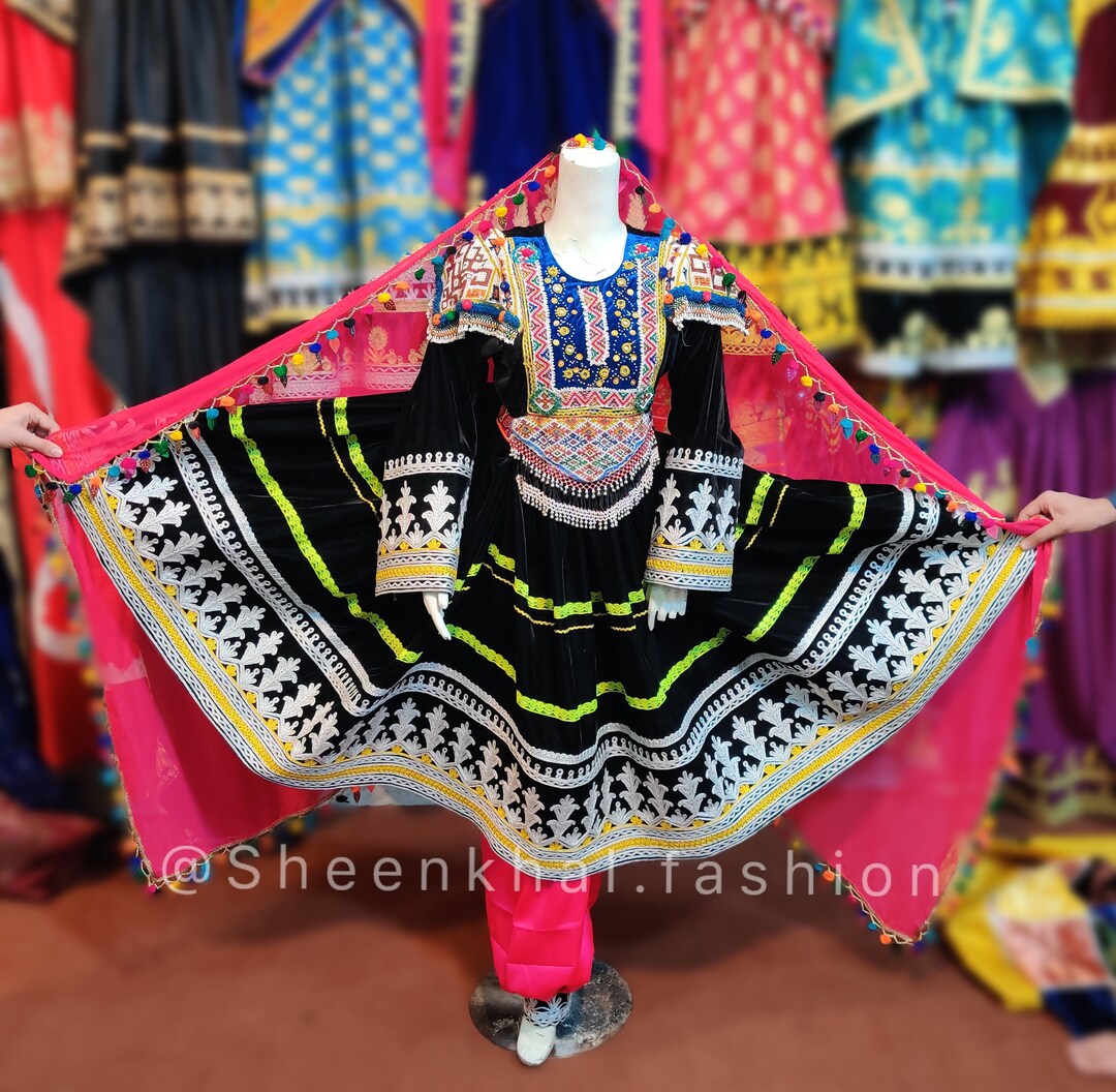 Vintage Afghan Dress Traditional Kuchi Dress Ready to Made Etsy