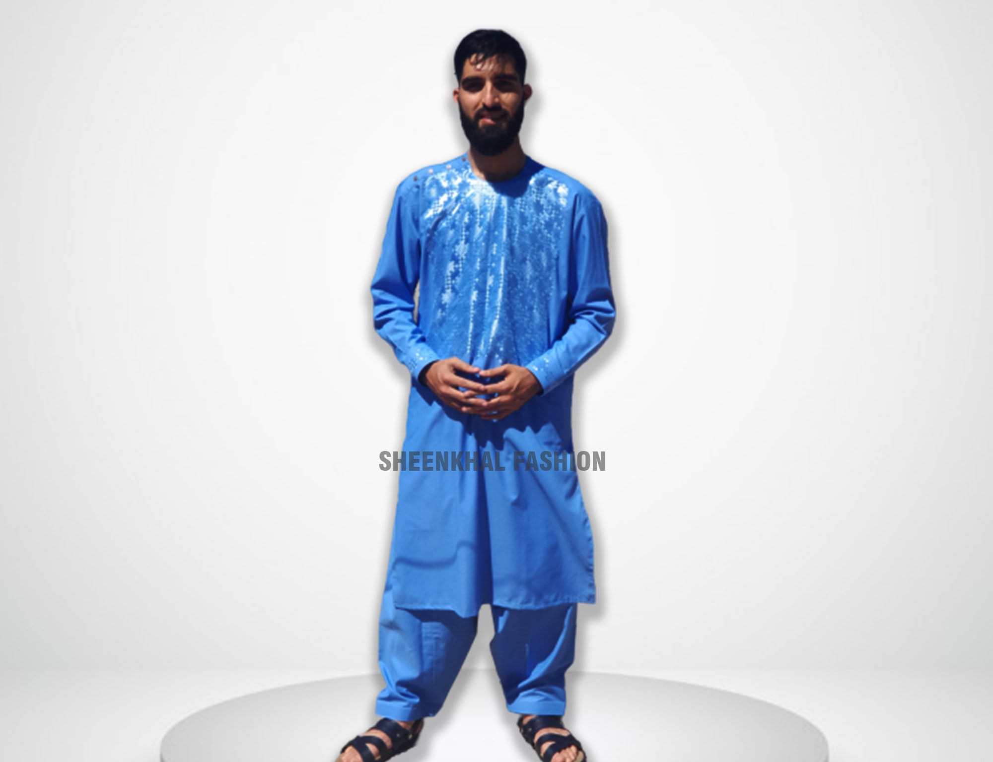 Traditional Afghan Men Dress Shalwar Kameez Dress For Men