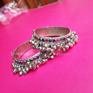 Afghani Bracelet  Beautiful Bracelet, Afghani bangles, Afghani Jewellery, handmade, ghunghroo bangles