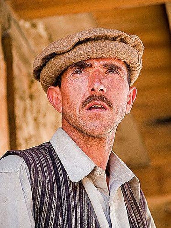 Afghan Pakol With Feather Chitrali Hand Made Pakol Hat Traditional Chitrali  Pakol Afghani Hat Pakol Tribal Men's hat Banjara Dress