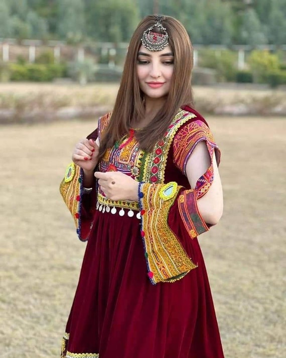 Gul Panra Afghan Dress for Women Traditional Afghan Dress - Etsy Singapore