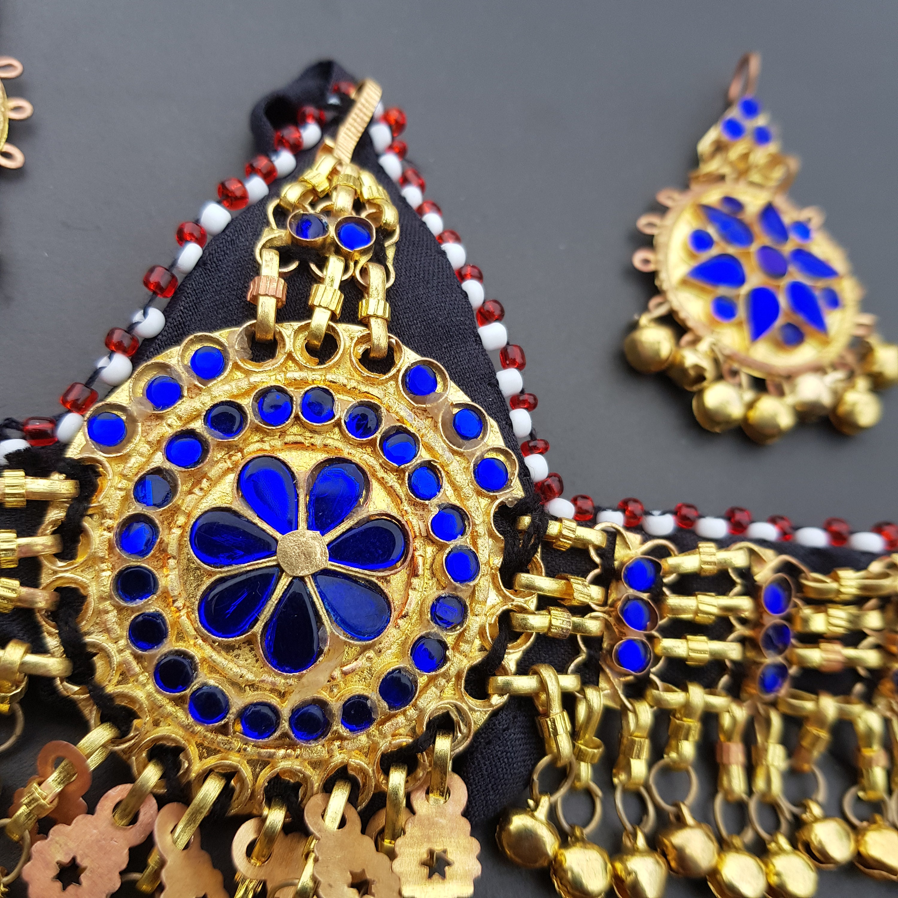 Afghan Jewelry Set Hand Made Afghani Necklace and Earings Etsy Australia