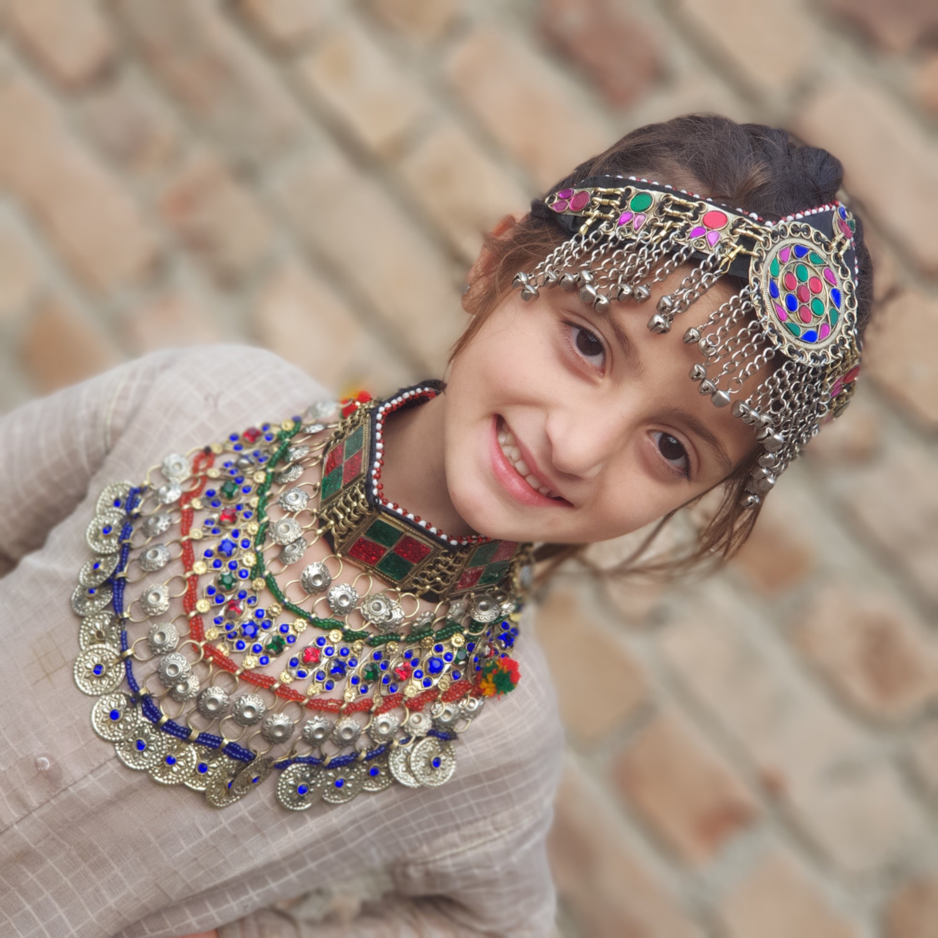 Traditional Kuchi Afghan Jewelry Set Hand Made Afghani Etsy