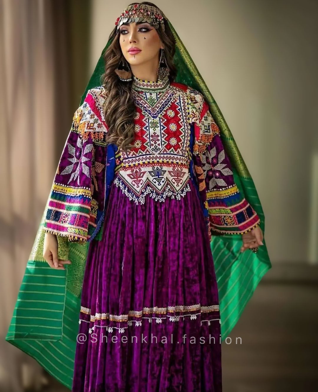 Traditional Afghan Dress Bridal Afghani Dress Etsy 